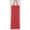 Papierová taška na víno 14x8x39cm - červená