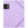 Karton P + P Zložka s gumou A4 PP 3 chlopne PASTELINI fialová