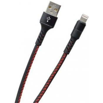MobilNET KAB-0118-USB-LIGHT Dátový a nabíjací USBLightning, 2A, 1m, černý
