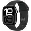 Apple Watch Series 10 42 mm Cellular klavírne čierny hliník s čiernym športovým remienkom M/L MWX73QC/A
