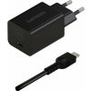 Lenovo GaN Nano napájecí adaptér k notebooku 65 W 5 V, 9 V, 15 V, 20 V GaN , so zástrčkou euro, rýchlonabíjačka; 40AWGN65EU