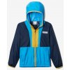 Dievčenská bunda Columbia Back Bowl Hooded Windbreaker - coll navy/compass blue/golden