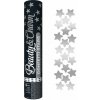 Vystreľovacie konfety - Beauty & Charm - strieborné hviezdy 28 cm