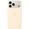 iPhone 17 Pro Max Silicone Case with MS – Vanilla (MHW54ZM/A)