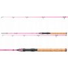 Prút prívlačový Daiwa Ninja X Kids ružový 1.60m 10-30g pre deti