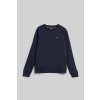 MIKINA GANT SHIELD C-NECK EVENING BLUE