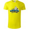 Badminton legend - Tričko z organickej bavlny - 3XL ( Citrónová )