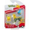 Jazwares Pokémon akčné figúrky 3-Pack Mudkip Pikachu a Boltund 5cm