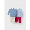 Pletený set - 2 ks tričko a 2 ks kraťasy Mayoral - 2601628062-v ext. sklade