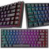 Royal Kludge RK84 RGB Red switch black