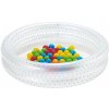 Detský bazén 91cm x 20 cm + 50 ks loptičiek Bestway 51141 - modrý