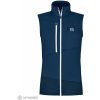 ORTOVOX Fleece Grid dámska vesta, deep ocean S