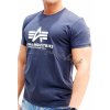 Alpha Industries Basic T-Shirt navy tričko pánske modré