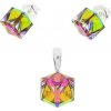 For You set Swarovski elements kocky zelený CRYSTAL Vitrail medium Set-kocka-001