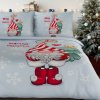 EUROFIRANY EUROFIRANY VIANOČNÉ OBLIEČKY Z MIKROVLÁKNA BEINER 200X220 CM, 2 KS 70X80 CM VZOROVANÉ