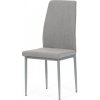 Autronic, Moderná jedálenská stolička, lanýžová látka, kovové nohy, DCL-379