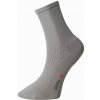 Ovecha Ponožky s jemným zovretím lemu, s mikroplyšom v päte a špičke - šedé - Veľkosť: 23-24