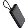 Powerbank Trust Fiera, 20000 mAh, s káblom, 2x USB-C (25881) čierna