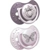 Lovi Cumlík silikónový dynamický Botanic Girl 2 ks 0-3 m