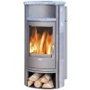 ABX Pori 7 Aqua mastek - krbová kamna s teplovodním výměníkem, výkon 5 - 12 kW ( z toho do vody až 6 kW), šedý lak / mastek