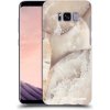 Picasee silikónový čierny obal pre Samsung Galaxy S8 G950F - Cream marble
