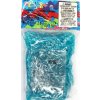 RAINBOW LOOM Original gumičky 600 kusov tyrkysové
