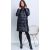 Dámska dlhá zimná bunda - 4 farby Čierna 44