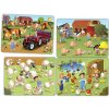 Penové puzzle Na farme, 4v1