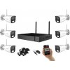 Monitorrs Security Wifi IP 6 kamerový set 5 MPix (6121K6) (Monitorrs Security)