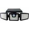 Solárny LED reflektor Greenlux GXSO019 s PIR pohybovým senzorom 14W NW 300lm 4000K 230V IP54, dosah 5-7m