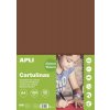 Farebný papier A4 170 g - hnedý 50 ks