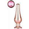 Dream Toys Gleaming Love Pleasure Plug Rose Gold Medium