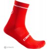 Castelli ENTRATA 9 ponožky, červená LX (EU 40 - EU 43)