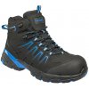 BENNON ORLANDO XTR S3 NM Blue High / Nemetalická členková obuv S3 - čierna/modrá 40