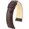 Kožený remienok Hirsch Duke L 01028010-2, hnedý, dĺžka L, Quick Release 26 mm