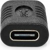 NEDIS USB adaptér/ USB 3.2 Gen 2/ USB-C zásuvka/ USB-C zásuvka/ 10 Gbps/ černý CCGP64900BK