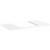 Hansgrohe Xelu Q doska na skrinku 98x55 cm biela 54095050