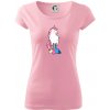 Jednorožec prdí - Dámske tričko Pure - L ( Ružová )