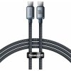 Baseus CAJY000601 Crystal Shine Series dátový kábel USB-C - USB-C 100W 1,2m Black