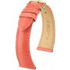 Kožený remienok Hirsch London L 04366022-7, oranžový, jašterica, dĺžka L, Quick Release 19 mm
