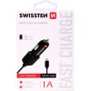 Autonabíjačka Swissten so zabudovaným Micro-USB káblom 20111100