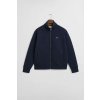 Gant Quilted Cord Collar Full Zip Evening Blue