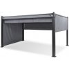 Blumfeldt Pantheon Cortina altánok so strechou 3 x 4 m 4 bočné diely sivý GDW8-Pantheon Cortin