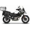 SHAD Kompletná sada sedlových brašní SHAD TERRA TR40 adventure a hliníkového kufra SHAD TERRA 55L vrátane montážnej sady SHAD SUZUKI DL 650 V-Strom