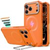 ESR - Cyber Armor Kickstand kryt so stojanom pre iPhone 17 Pro – oranžový