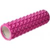 Fitness válec HMS FS205 45 cm, růžový