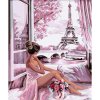 Diamantový obraz Žena v Paríži