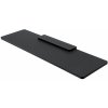 Nimco Maya čierna Polica 50 cm do kúpeľne a sprchy – plexisklo kov MAC-X350-C-90