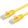 UTP Patchkábel LSOH 10m cat.6, žltý, Cu