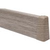 Lišta soklová MDF Quadro 60 DUB KNOX ŠEDÝ 188 20x60x2400 mm